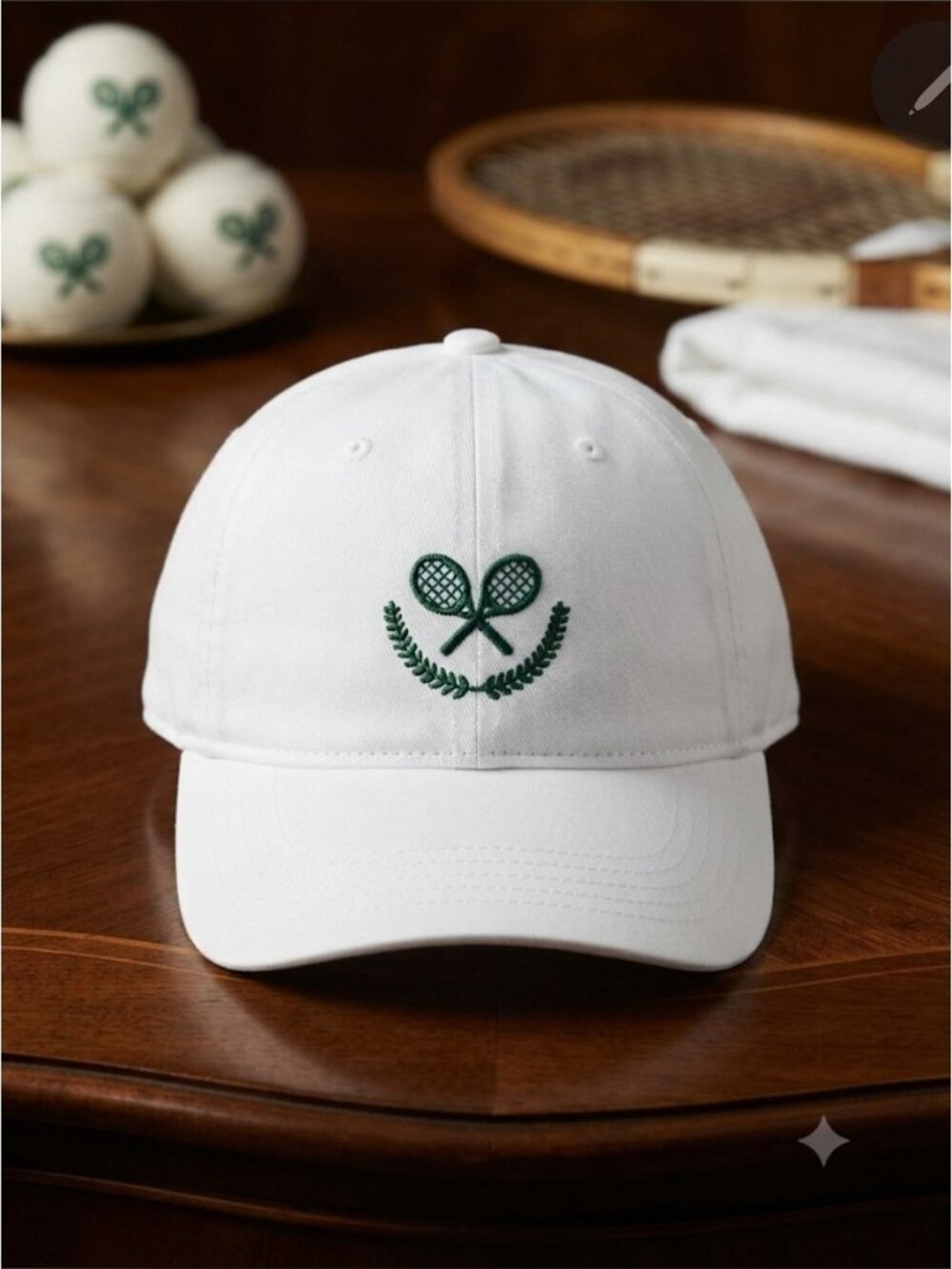 PRINCE Pickleball Tennis Hat White Green Trim Adjustable BRAND NEW HARD TO FIND
